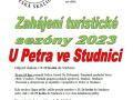 Zahájení turistické sezóny 2023 U Petra ve Studnici