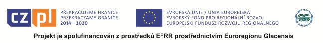 Realizováno v rámci projektu "Přijďte pobejt, reg. č.: CZ.11.4.120/0.0/0.0/16_008/0003269, který je spolufinancován z prostředků EFRR prostřednictvím Euroregionu Glacensis.