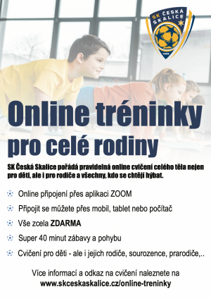 Cvičení online s trenéry SK Česká Skalice