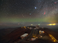 Kometa C/2014 Q2 Lovejoy nad observatoří La Silla v Chile. Tato fotografie Petra Horálka byla publikována jako Snímek týdne ESO.