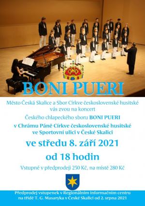 Koncert Boni Pueri zahájí letošní Jiřinkové slavnosti 1