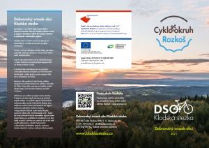 Informace o cyklistické stezce okolo Rozkoše a dalších navazujících trasách