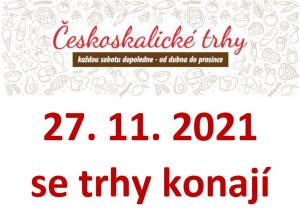 Českosklaické farmářské trhy se 27. 11. normálně konají 2