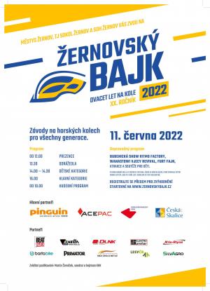 Nad Babiččiným údolím se v sobotu 11. června sejdou cyklisté na XX. ročníku Žernovského bajku 1