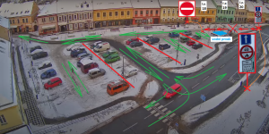 Informace nejen pro řidiče: Nové uspořádání Husova náměstí 2