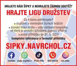 Hrajete rádi šipky? Zapojte se do tradičních týmových soutěží 1