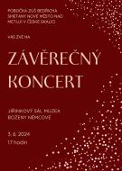 ZÁVĚREČNÝ KONCERT POBOČKY ZUŠ 1