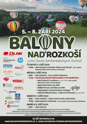 Aktuální informace k akci BALONY NAD ROZKOŠÍ 1
